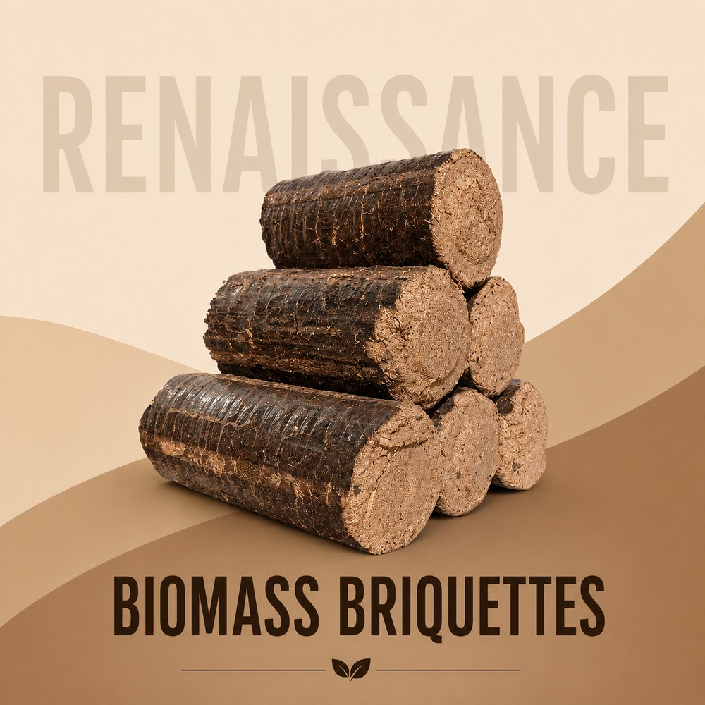 Biomass briquettes and pellets
